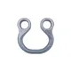 Freno Herradura para Escalada Alpinismo Rapel 8.5cm Aluminio Edelrid Frog
